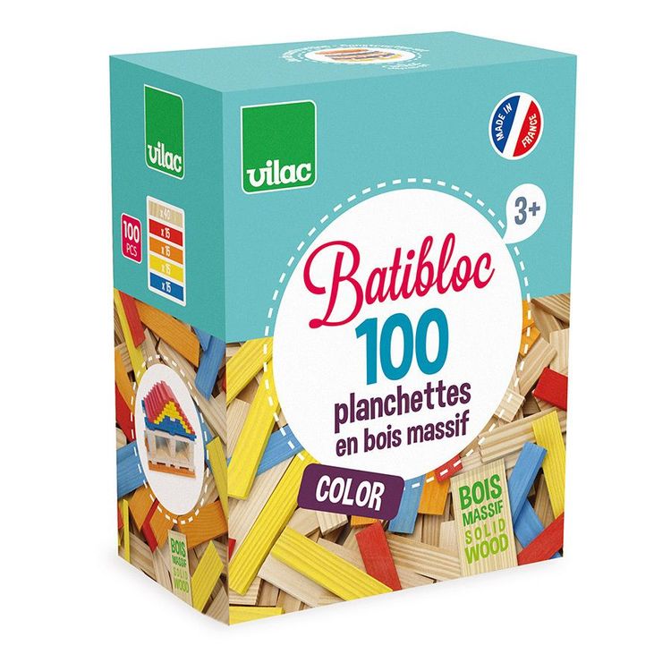 Planchettes Batibloc (couleur)